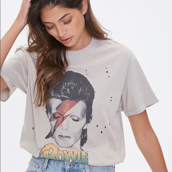 David bowie t shirt forever 21 Clearance